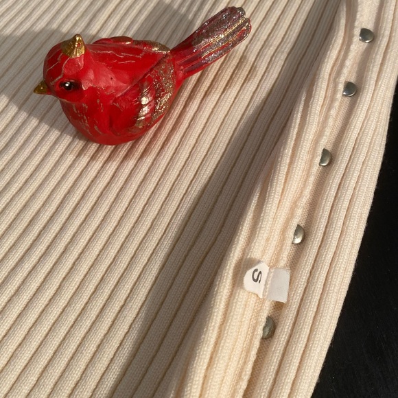 Rare Vintage Celine Wool Top - Cream / Ivory Size Small - Picture 11 of 12